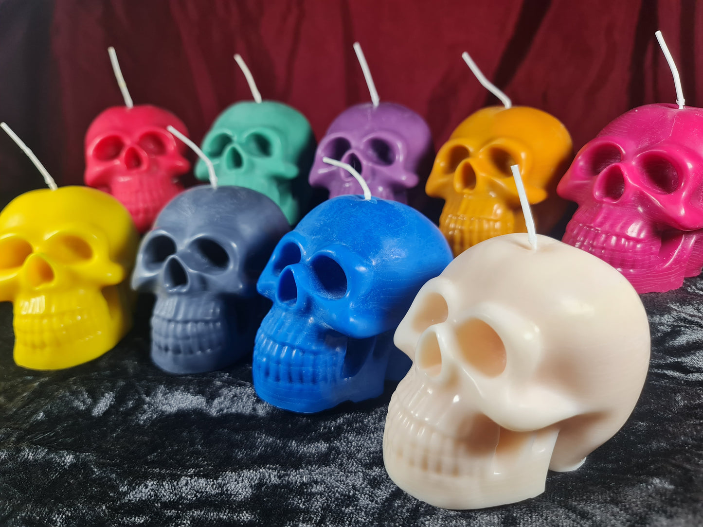 Skull Candle for Wax Play